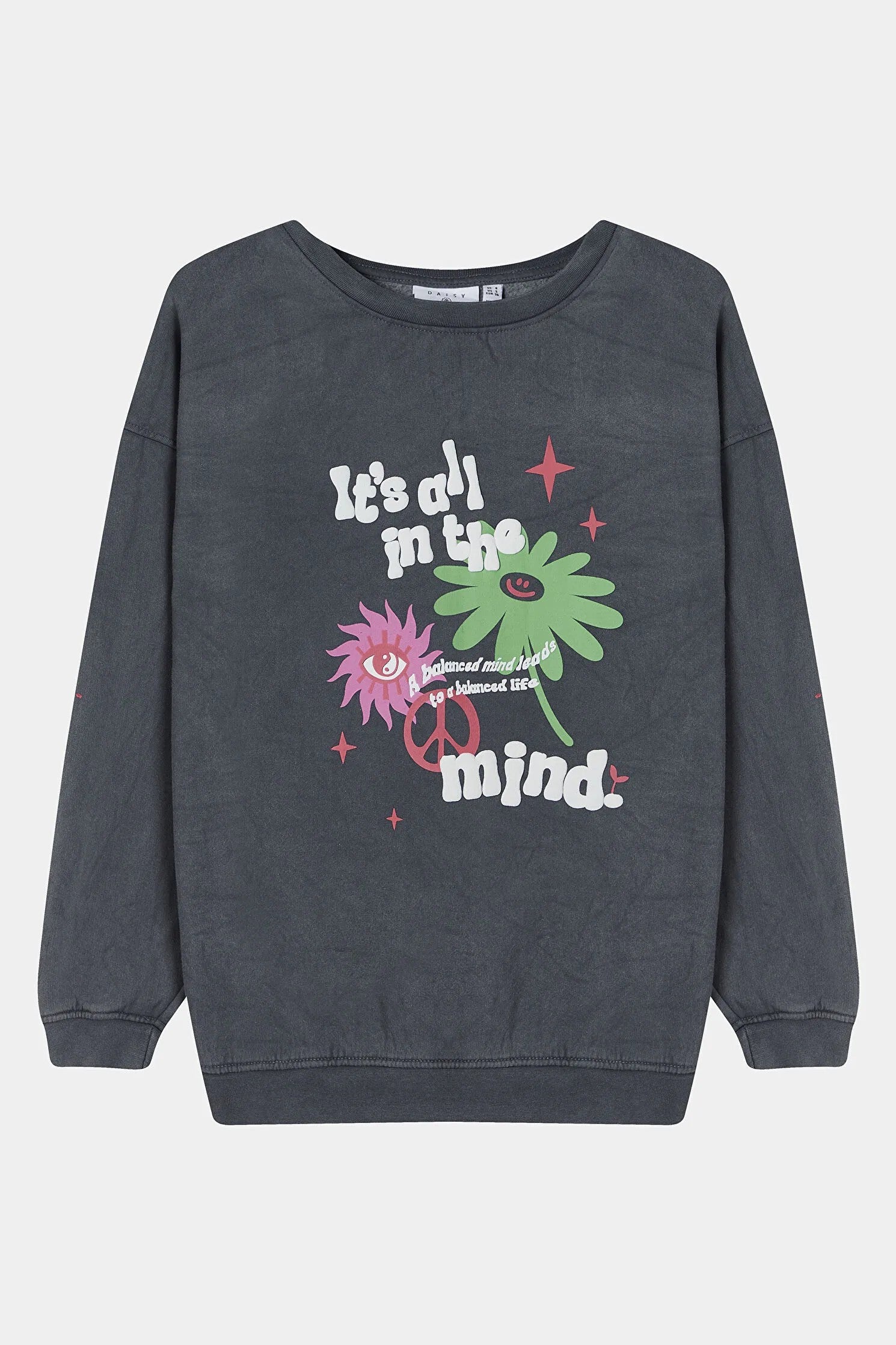 Graphic Oversized Sweatshirt – “It’s All in the Mind”