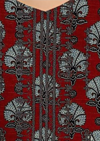 Women’s Premium Slub Khaddar Embroidery Suit – 3 Piece Set