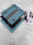 Women’s Premium Slub Khaddar Embroidery Suit – 3 Piece Set