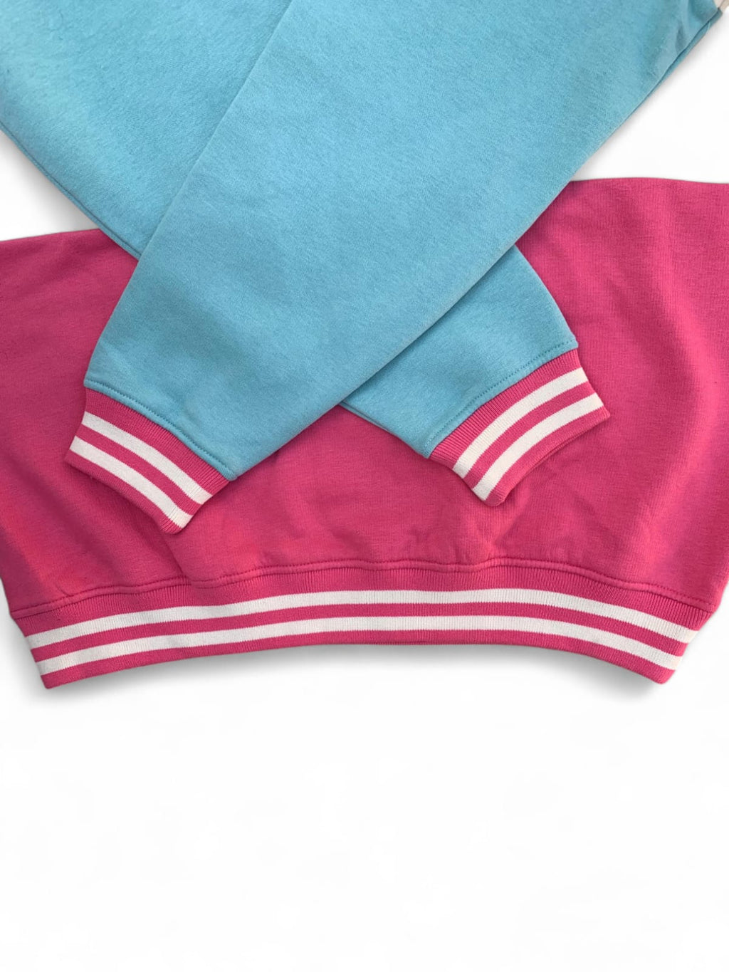 Colorblock Half-Zip Sweatshirt – “It’s the Little Things”