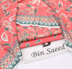 BINSAEED Signature Printed Khaddar Collection – 6 Color Options