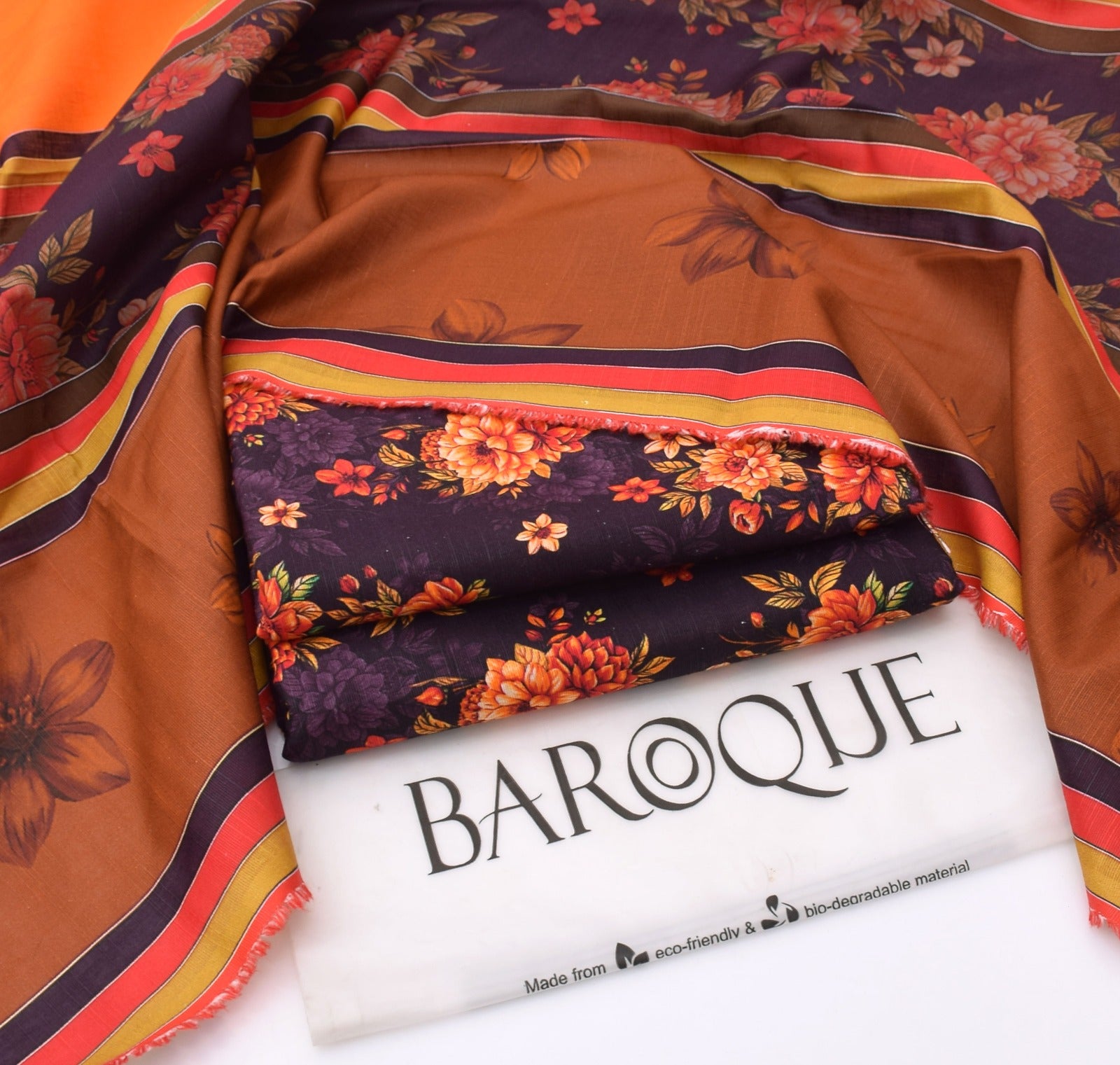 BAROQUE Exclusive Printed Khaddar Suit – New Arrival