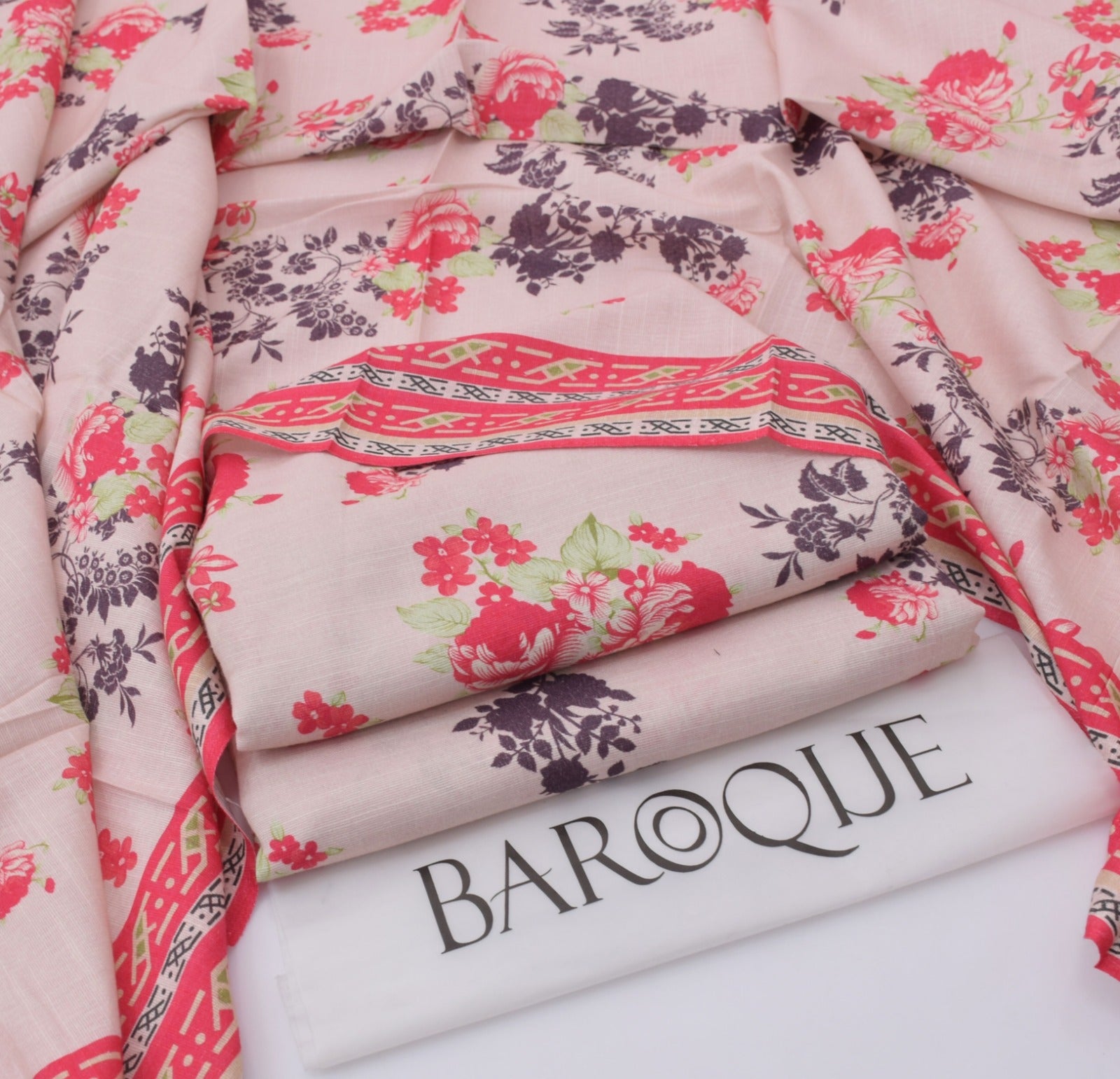 BAROQUE Signature Printed Khaddar Collection - 6 Different Color