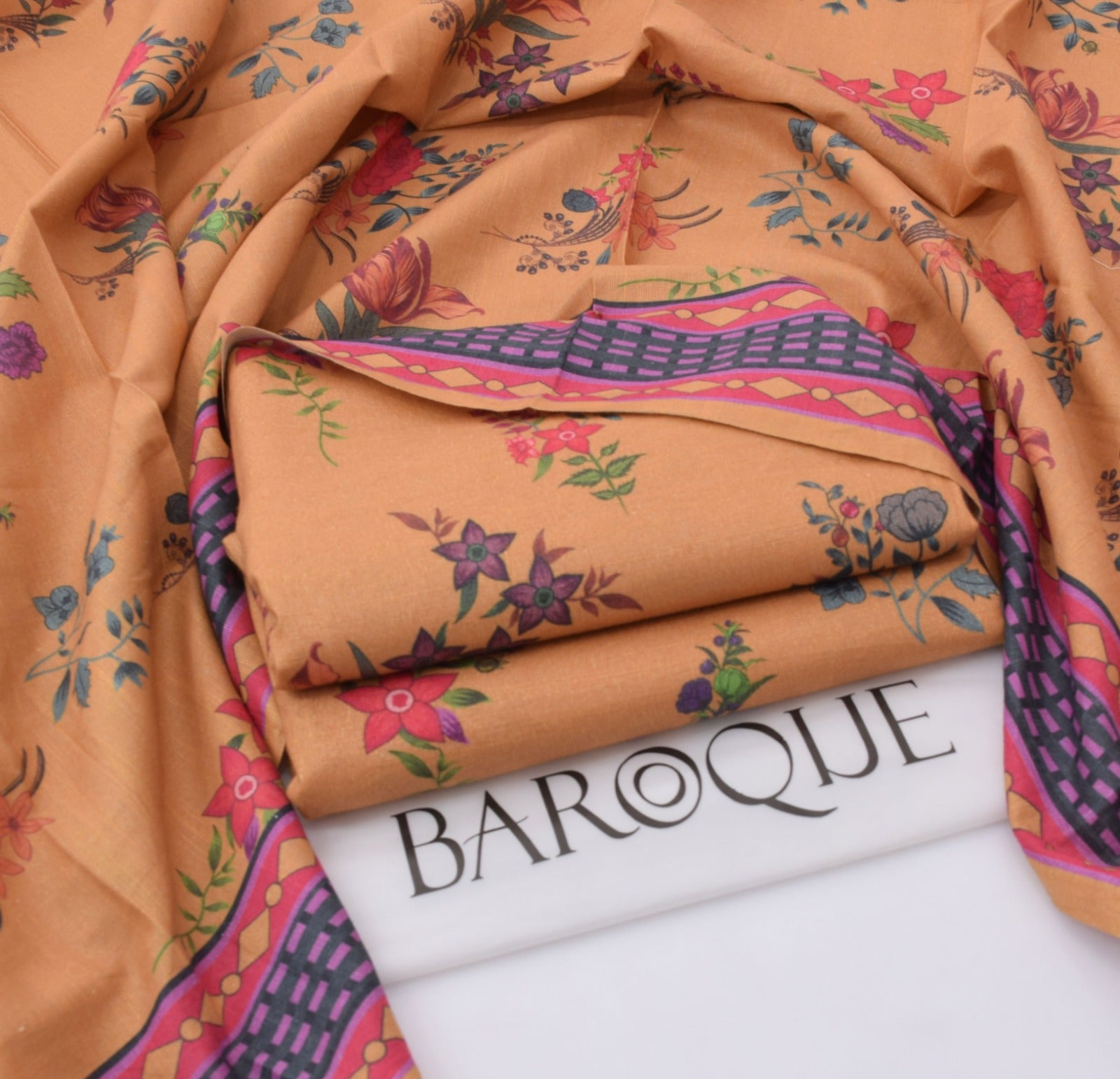 BAROQUE Signature Printed Khaddar Collection - 6 Different Color