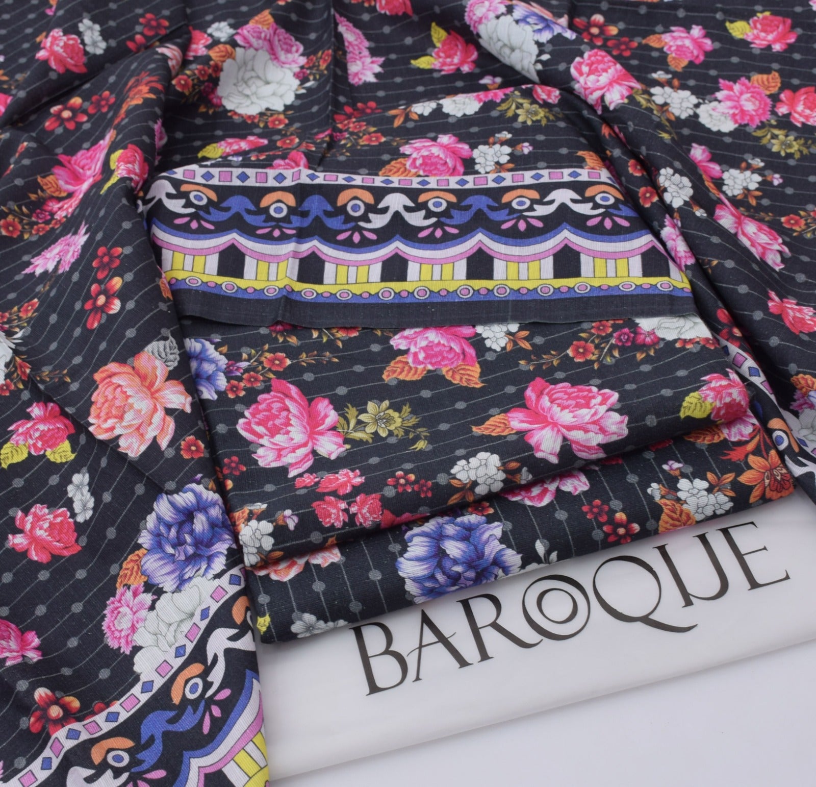 BAROQUE Signature Printed Khaddar Collection - 6 Different Color