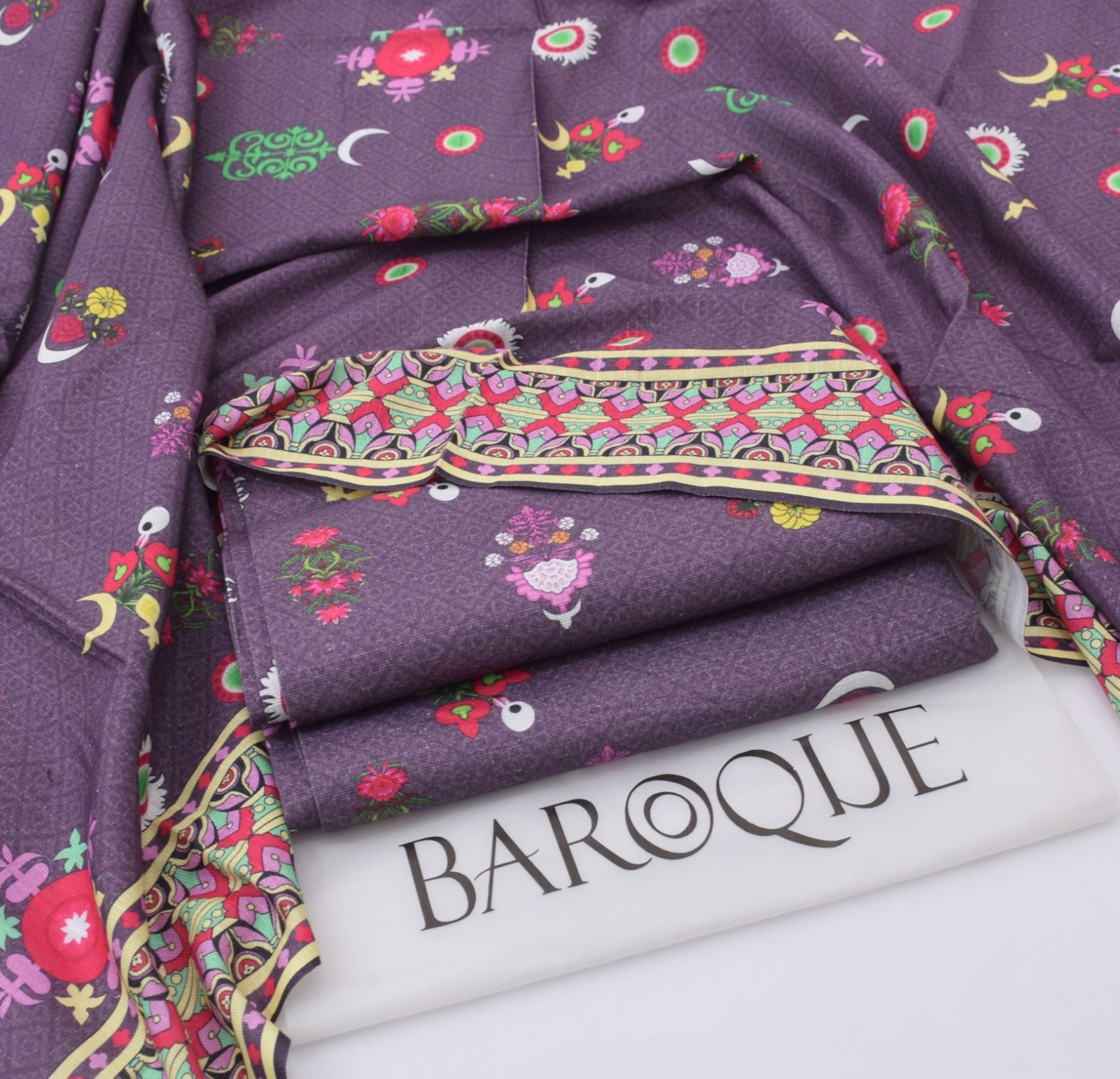 BAROQUE Signature Printed Khaddar Collection - 6 Different Color