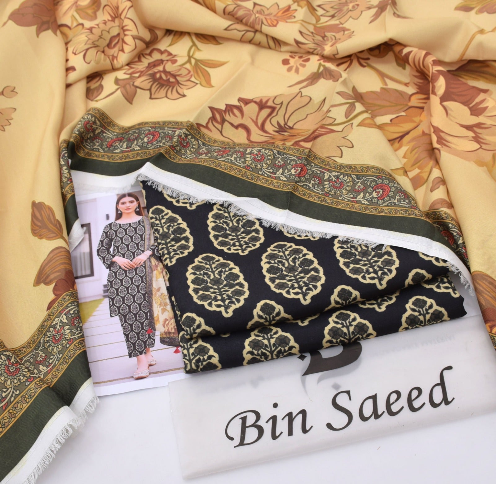 Bin Saeed Karandi Digital Print Collection -11 Color