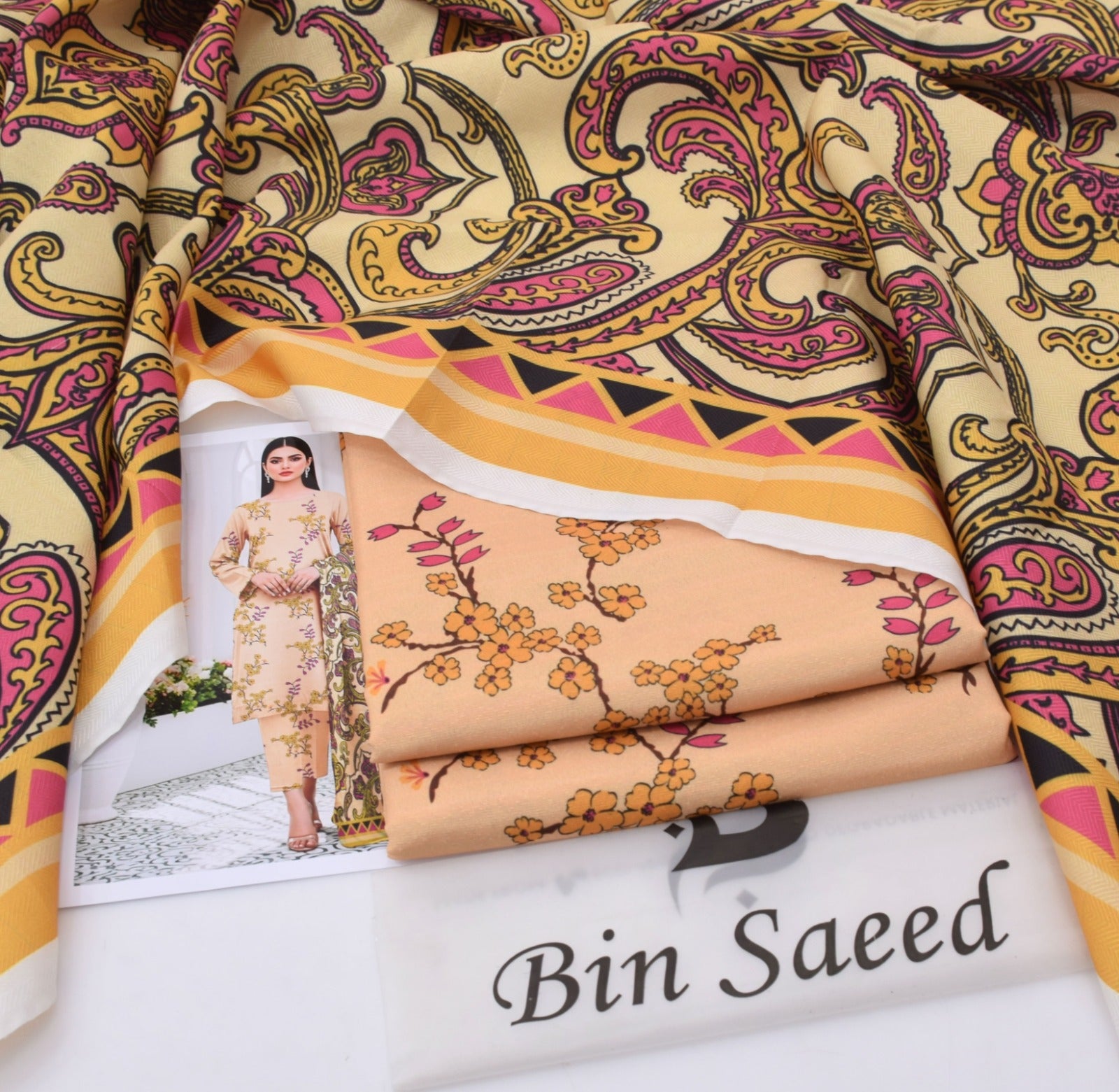Bin Saeed Karandi Digital Print Collection -11 Color