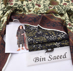 BINSAEED Khaddar 3PC – Elegant Printed Shirt & Trouser Set || 7 Colors
