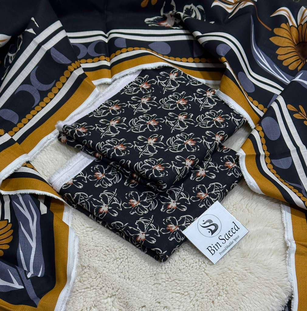 BAROQUE Signature Printed Khaddar Set – Comfort & Style Guaranteed
