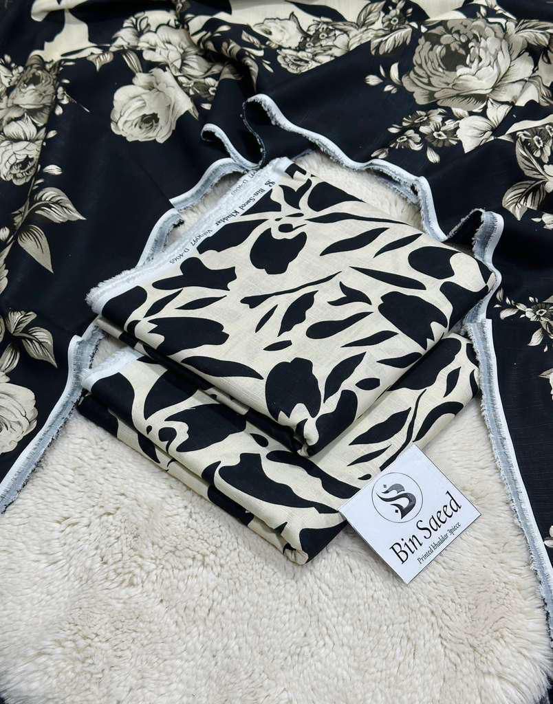 BAROQUE Digital Printed Khaddar 3PC – Stuff & Colors Guaranteed