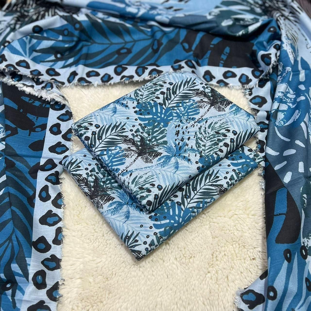 BINSAEED Winter Khaddar Collection – 3-Piece Hit Code Design || 6 Colors