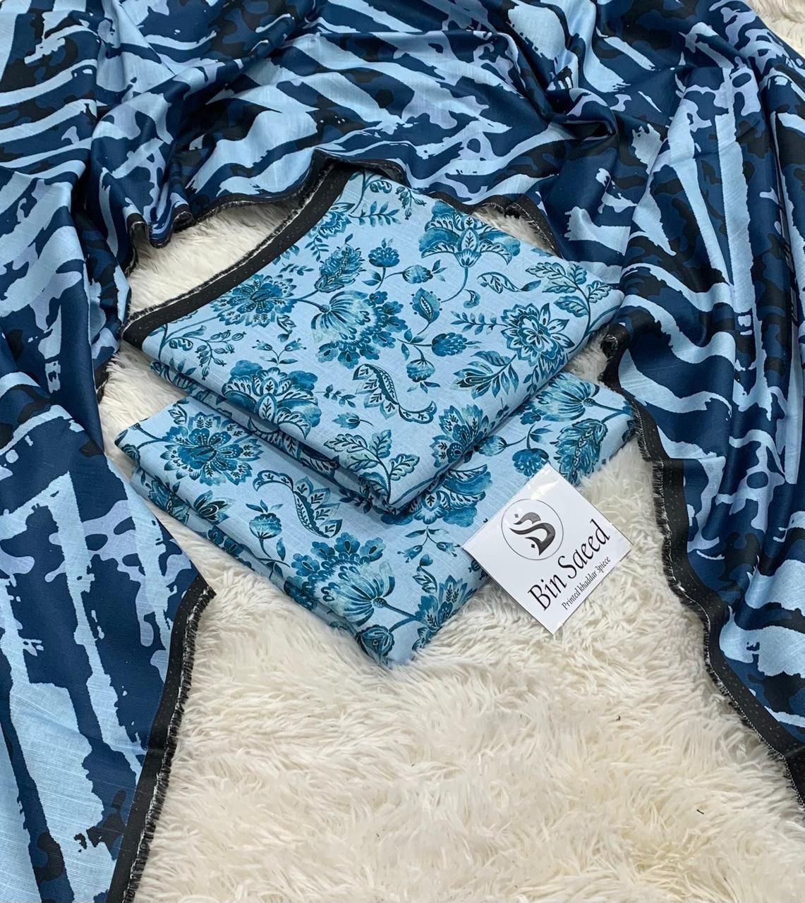 BAROQUE Signature Digital Printed Khaddar Suit – Authentic Winter Fabric