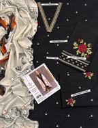 URGE Premium Dhanak 3PC Unstitched Fabric with Digital Pashmina