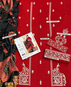 URGE Elegant Dhanak 3PC Unstitched Fabric with Digital Pashmina