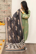 URGE Winter Grace Dhanak 3PC Unstitched Fabric with Pashmina