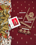 URGE Dhanak 3PC Unstitched Winter Set with Pashmin