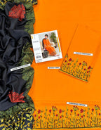 URGE Winter Charm Dhanak 3PC Unstitched Fabric with Pashmina