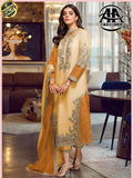 SRA Luxury Organza Suit | Thread & Handwork | Heavy Embroidered 3PC
