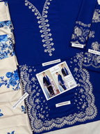 Zara Shahjahan Unstitched Winter Dhanak – Heavy Embroidered 3PC Set