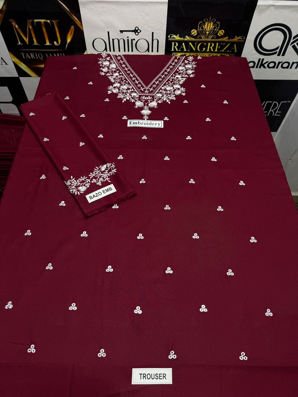 Premium Dhanak 2PC – Embroidered Winter Suit 2025