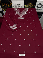 Premium Dhanak 2PC – Embroidered Winter Suit 2025