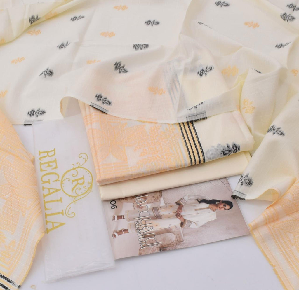 Regalia Jacquard Collection 2025 – Viscose Linen 3PC Suit