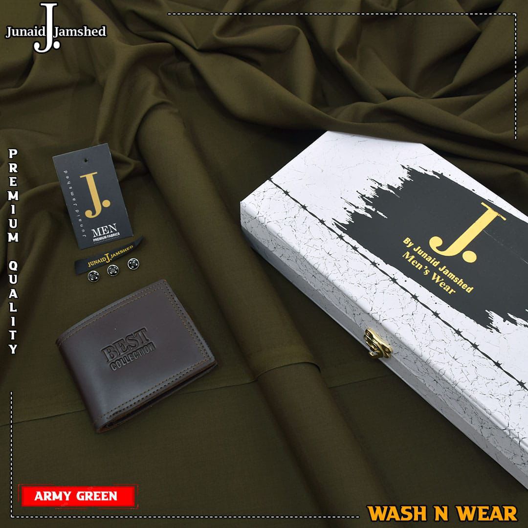 J. Junaid Jamshed Soft Winter Wash’n Wear – Premium Unstitched 4-Meter Fabric