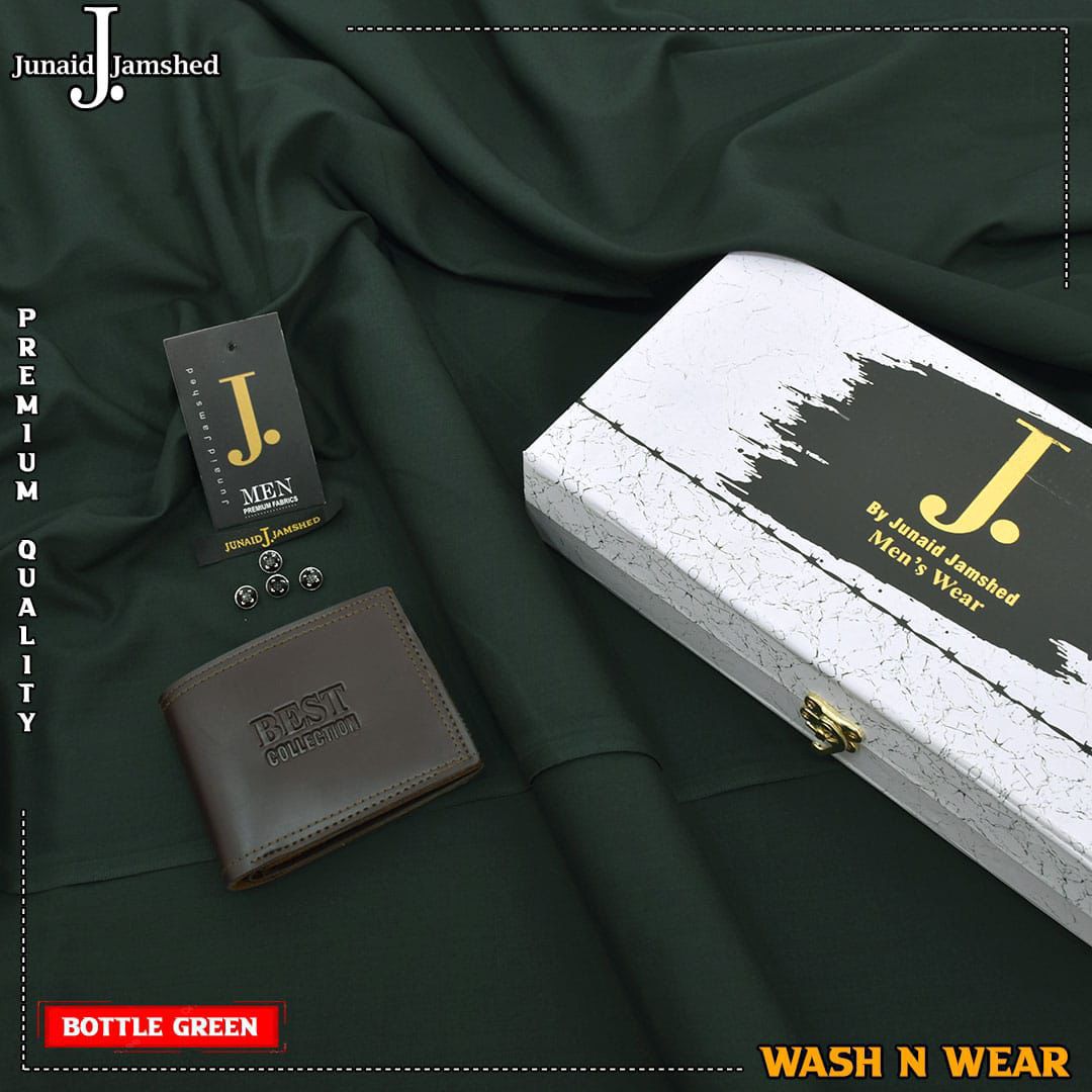 J. Junaid Jamshed Soft Winter Wash’n Wear – Premium Unstitched 4-Meter Fabric