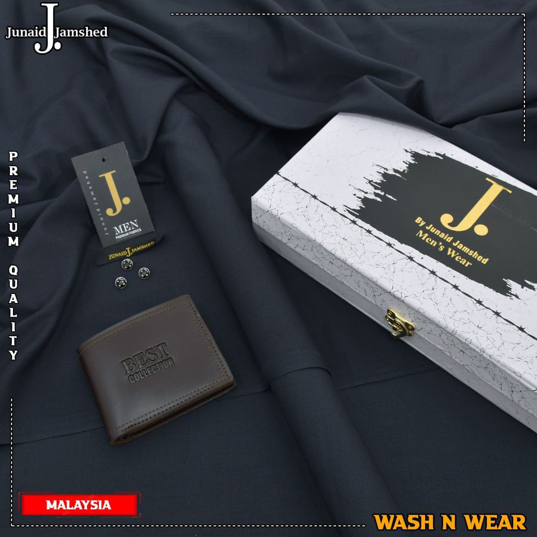 J. Junaid Jamshed Soft Winter Wash’n Wear – Premium Unstitched 4-Meter Fabric