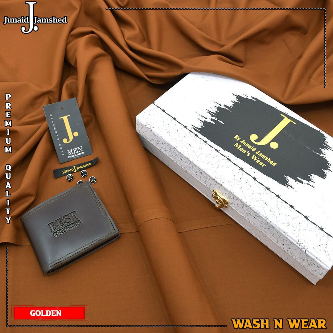 J. Junaid Jamshed Soft Winter Wash’n Wear – Premium Unstitched 4-Meter Fabric