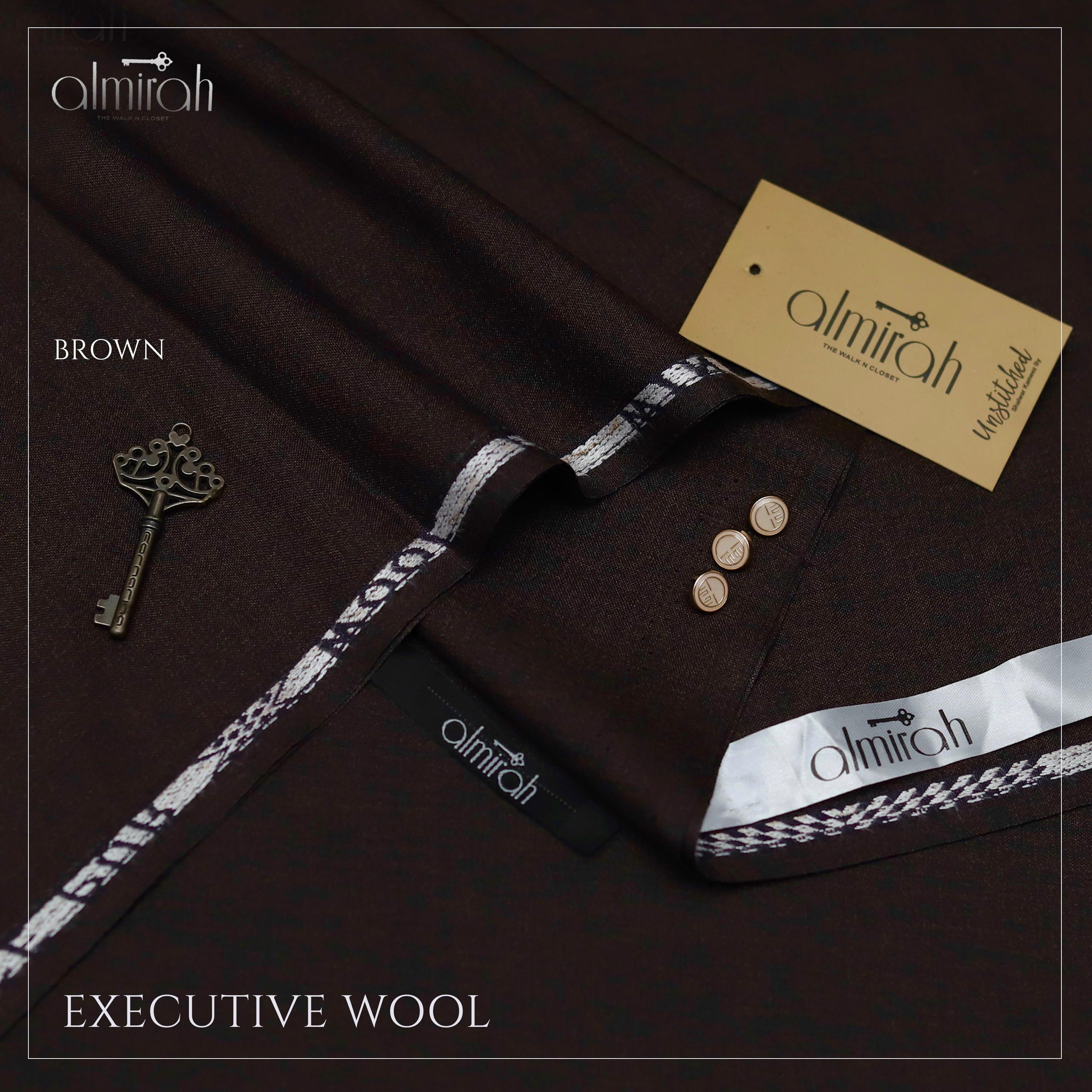 Almirah Executive Wool – Premium Winter Unstitched Suit (4 Meter)