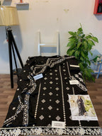 Bareeze Heavy Front Embroidery – Pashmina Shawl 3PC