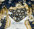 Premium Swiss Soft Khadder Printed 3PC Suit || 10 Colors