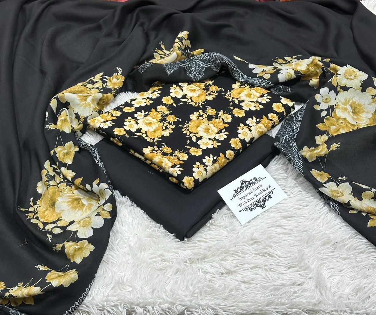 Winter Marina Kotrai 3PC Printed Suit || 10 Colors