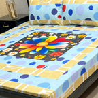 Premium Cotton Digital Gold 3PC Bedsheet