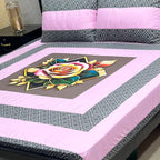 Premium Cotton Digital Gold 3PC Bedsheet