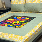 Premium Cotton Digital Gold 3PC Bedsheet