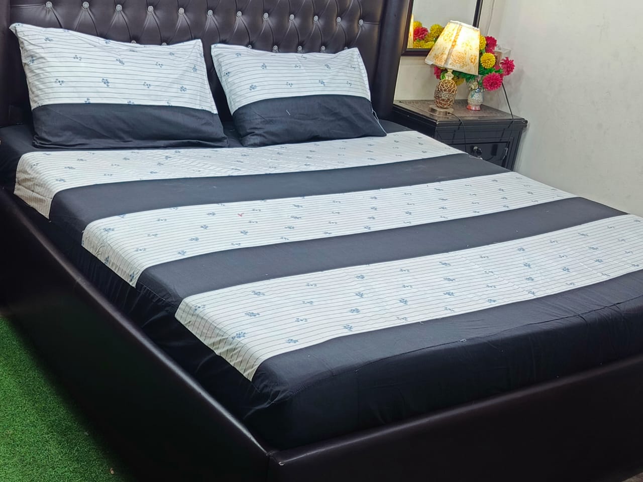 Pure Cotton 3PC Bed Sheet Set – King Size || 15 Colors