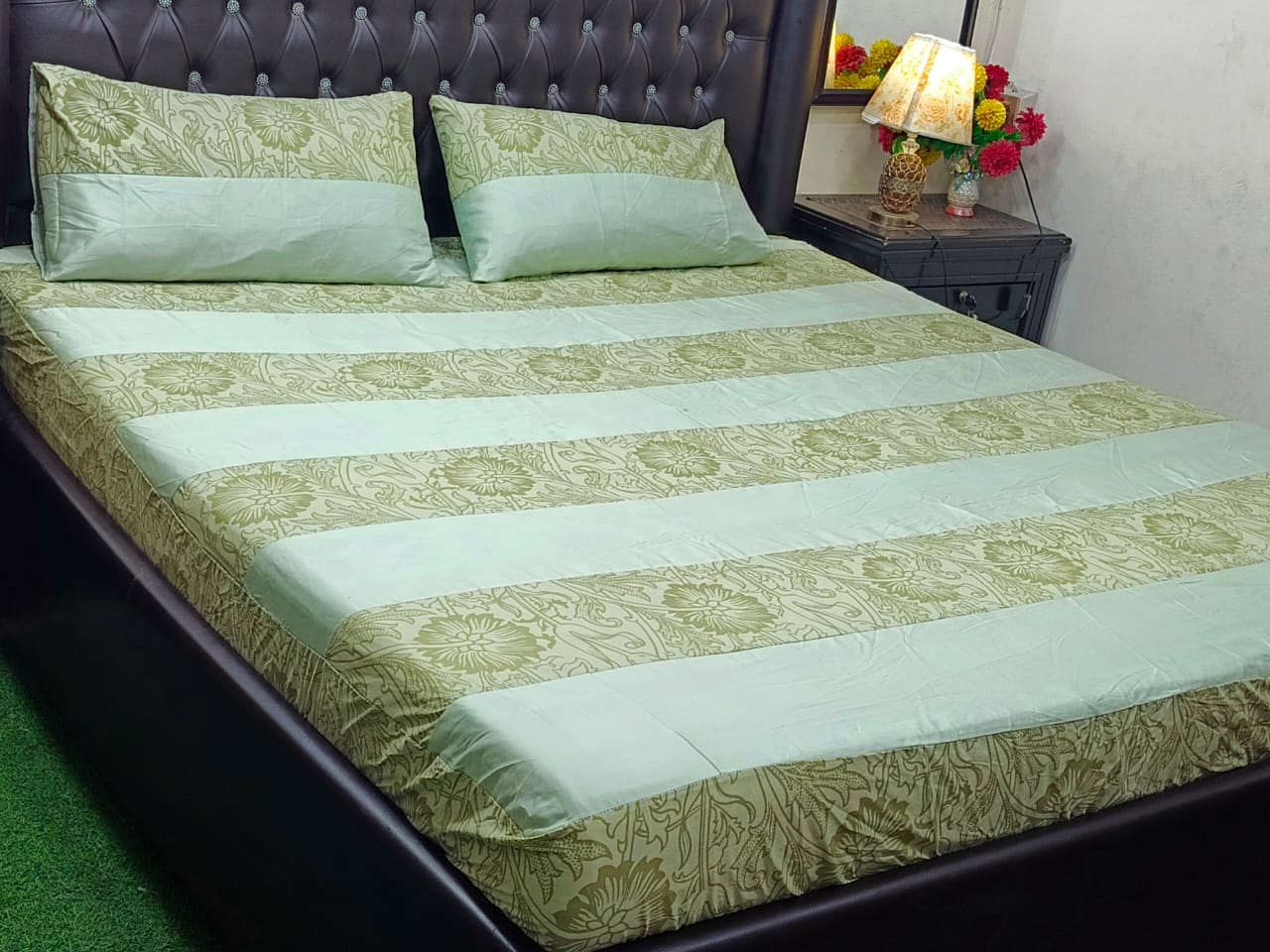 Pure Cotton 3PC Bed Sheet Set – King Size || 15 Colors