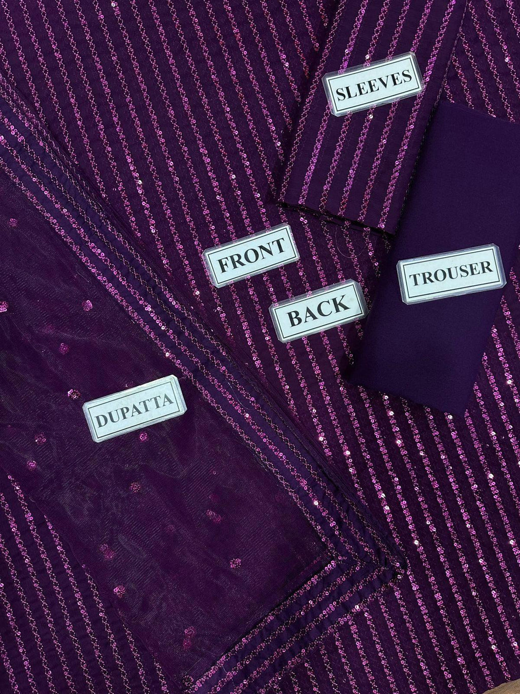 Baroque Premium Semi Pure Chiffon – Heavy Embroidered & Sequence Work 3-Piece