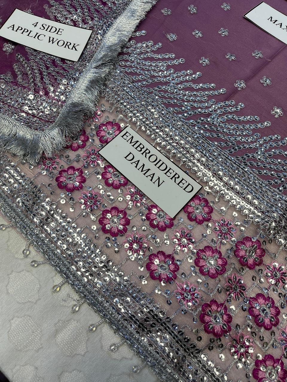 JAZMIN – Chiffon Sequence Work Maxi (3-Piece)