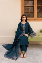 Cross Stitch -Exuclsive Airjet Dhanak Embroidered 3PC Winter Collection