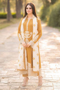 Qalamkar - Airjet Dhanak Heavy Embroidered Suit | Winter 3PC
