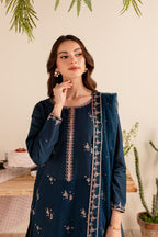 A Sling - Airjet Dhanak Luxury Embroidered Winter Suit (3PC)