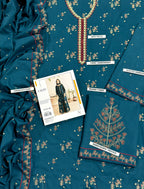 A Sling - Airjet Dhanak Luxury Embroidered Winter Suit (3PC)