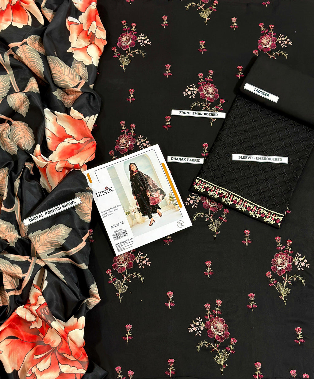 Inzik – Airjet Dhanak Embroidered Winter Collection