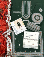 Jazmin Winter Airjet Dhanak Embroidered Suit – 3 Piece