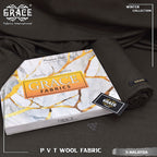 PVT Wool Fabric by Grace Unstitched Suit || 7 Colors