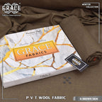 PVT Wool Fabric by Grace Unstitched Suit || 7 Colors